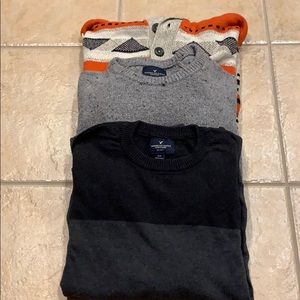 3 American Eagle sweaters